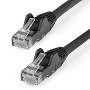 StarTech.com N6LPATCH5MBK nätverkskablar Svart 5 m Cat6 U/UTP (UTP)