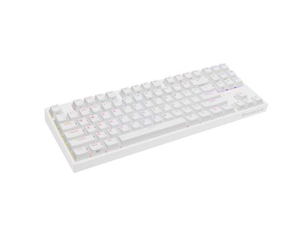 GENESIS Thor 404 TKL tangentbord Spela USB QWERTY Amerikanskt internationellt Vit
