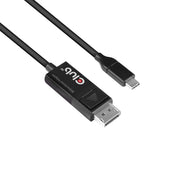 CLUB3D CAC-1557 videokabeladapter 1,8 m USB Type-C DisplayPort Svart