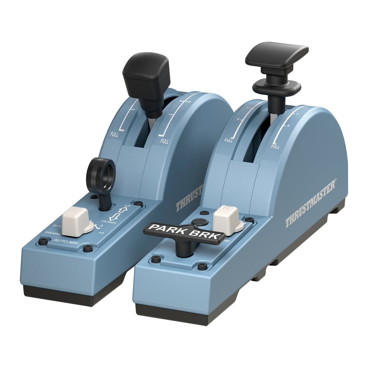 Thrustmaster TCA Quadrant Add-On Airbus Edition Blå Flykt Sim Analog / Digital PC