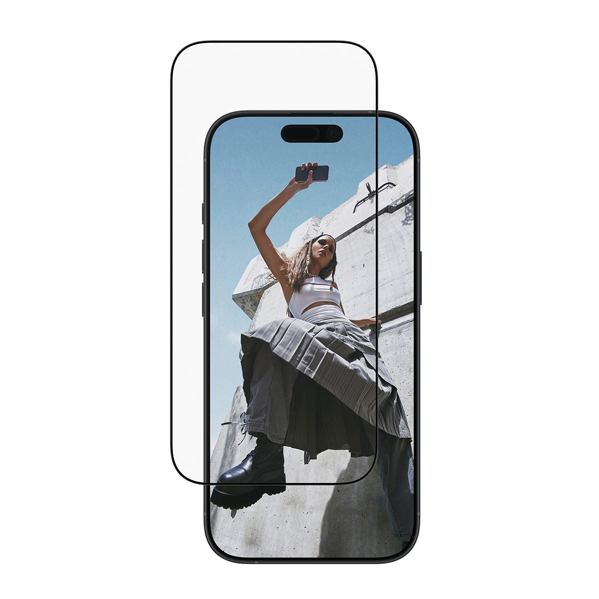 PanzerGlass SAFE. by Screen Protector w. Black Frame iPhone 17