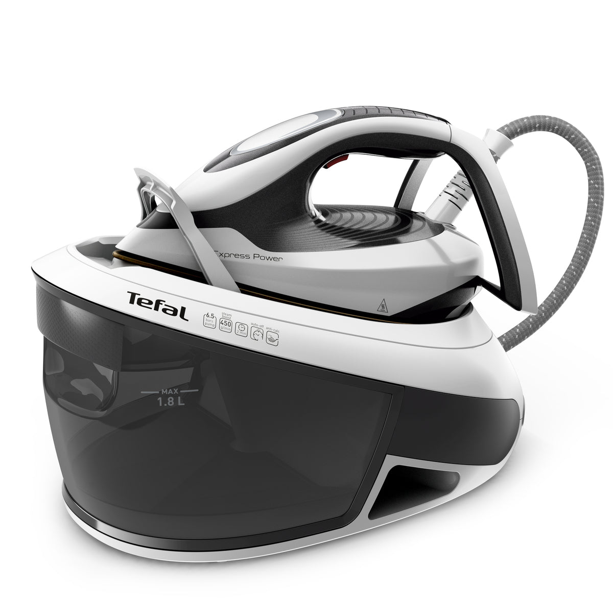 Tefal Express Power SV8130 2800 W 1,8 l Durilium AirGlide Autoclean soleplate Svart