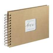 Hama Craft fotoalbum Brun 40 ark 10 x 15 Spiralbindning