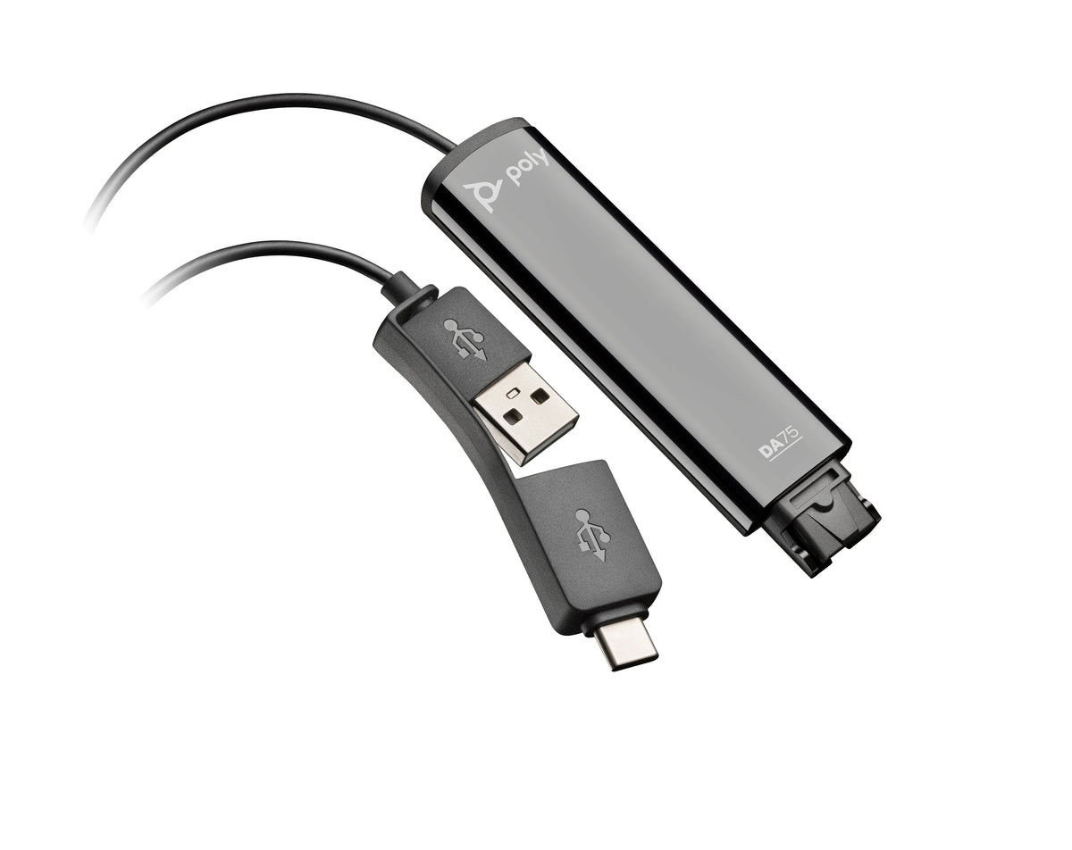 HP Poly DA75 USB till QD-adapter