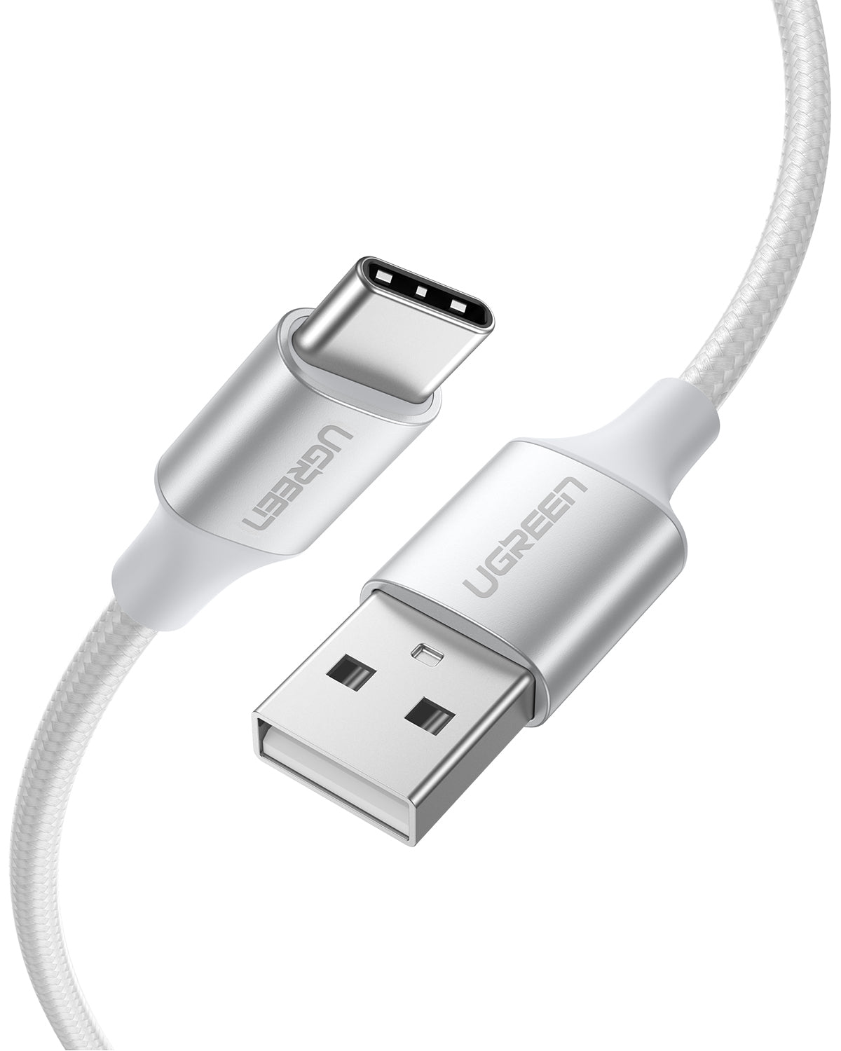 Ugreen 60409 USB-kablar USB 2.0 3 m USB C USB A 0,48 Gbit/s Vit