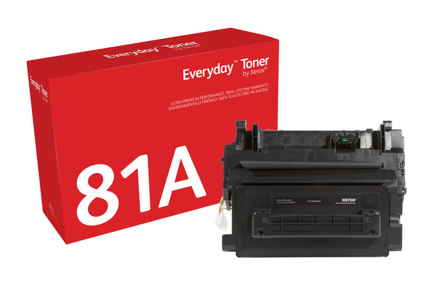 Everyday Svart Toner by Xerox compatible with HP 81A (CF281A)