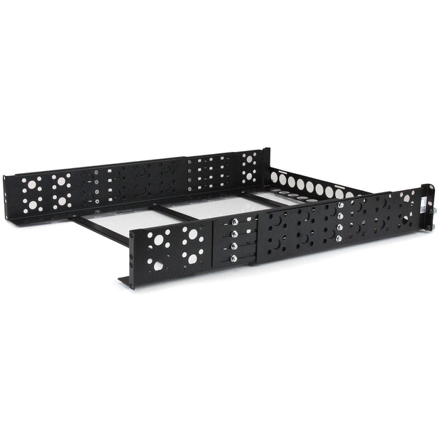 StarTech.com 2U fast 19 tums universella serverrackskenor med justerbart djup