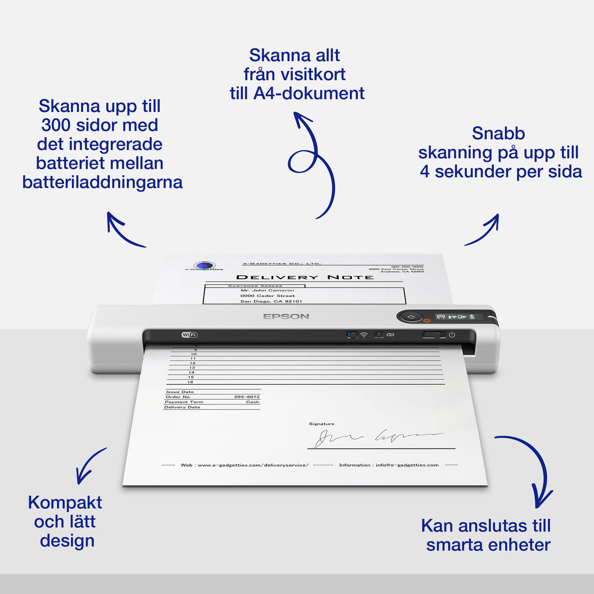Epson WorkForce DS-80W