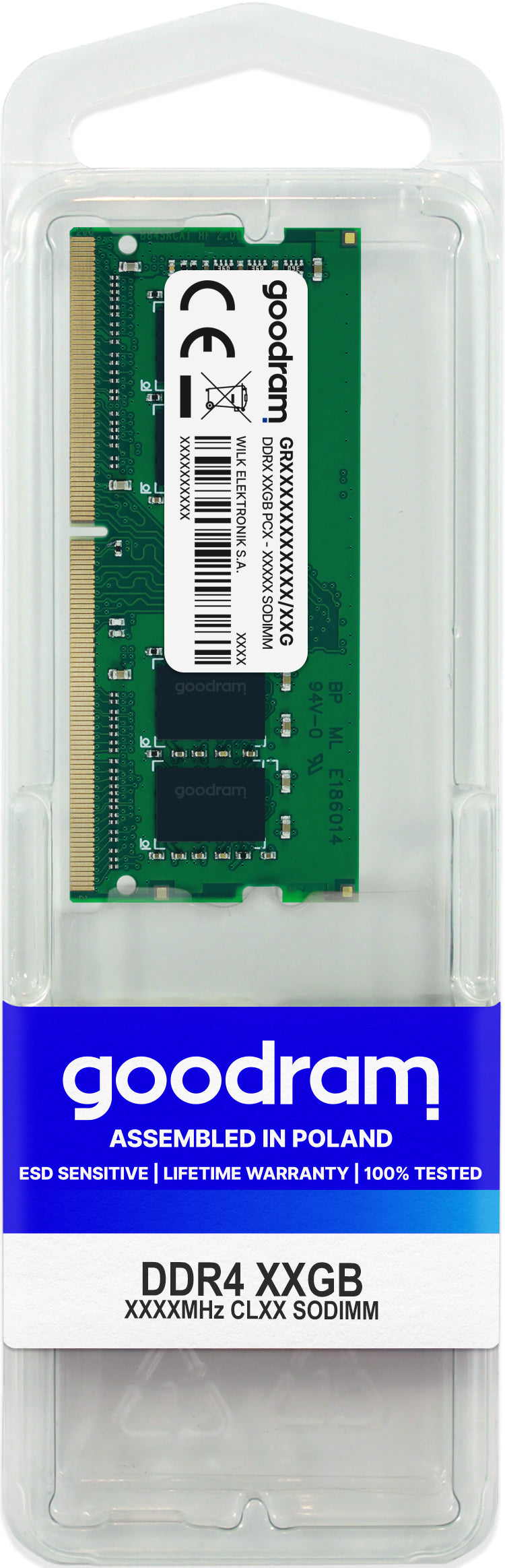 Goodram GR2666S464L19/16G RAM-minnen