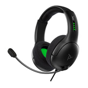 PDP LVL50 Headset Kabel Huvudband Spela Svart