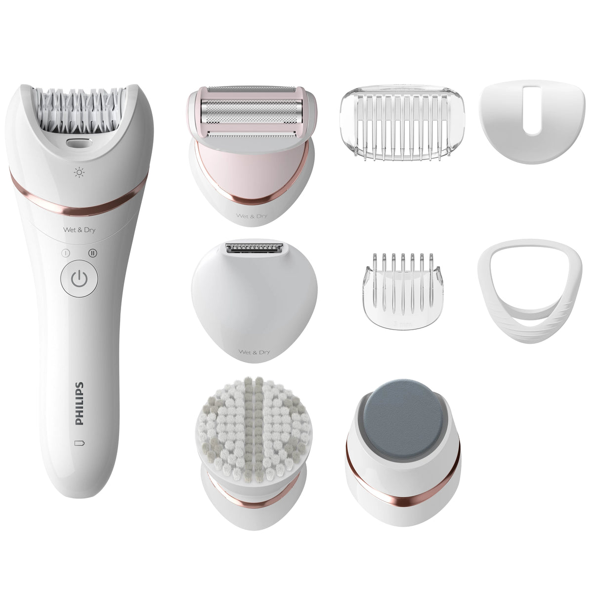 Philips 8000 series Epilator Series 8000 BRE740/10 Epilator för våt- och