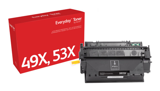 Everyday Svart Toner by Xerox compatible with HP 49X 53X (Q5949X/ Q7553X)