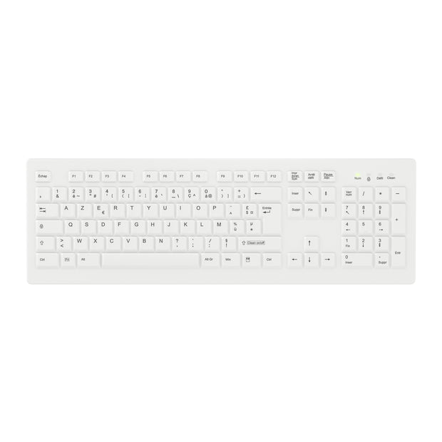 Contour Design Active Key AK-C8100F-FU1-W/FR tangentbord Medical RF Trådlös AZERTY Fransk Vit