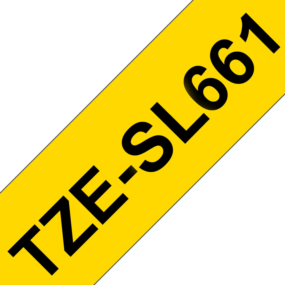 Brother TZE-SL661 etikett-tejp Svart på gul