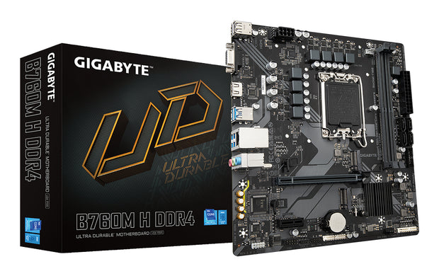 GIGABYTE B760M H DDR4 moderkort Intel B760 Express LGA 1700 micro ATX