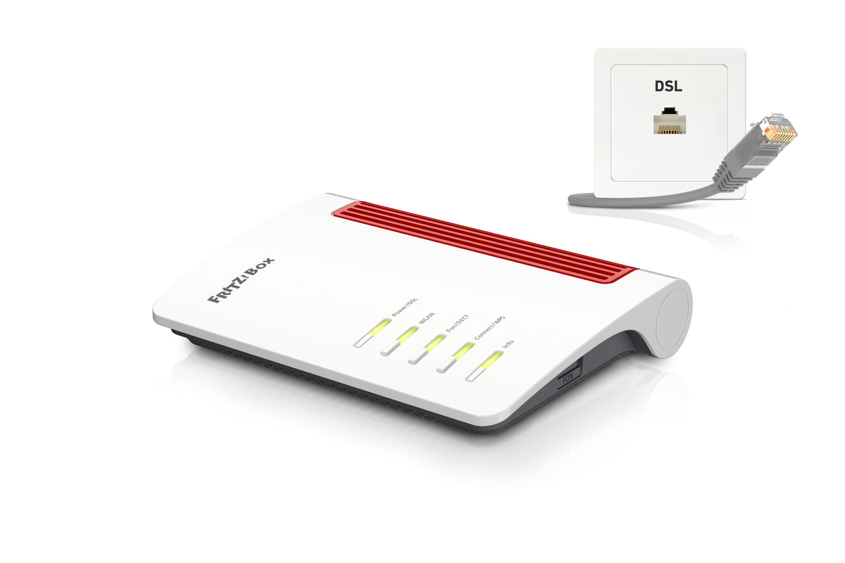 Box FRITZ! 7530 trådlös router Gigabit Ethernet Dual-band (2,4 GHz / 5 GHz) Svart