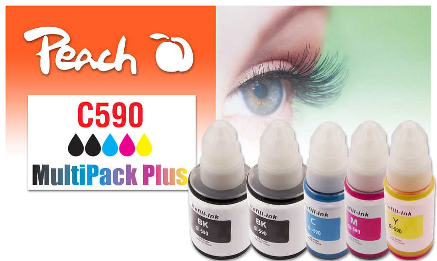 Peach 321339 bläckpatroner Kompatibel Standardavkastning Svart
