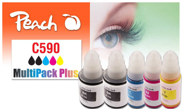 Peach 321339 bläckpatroner Kompatibel Standardavkastning Svart