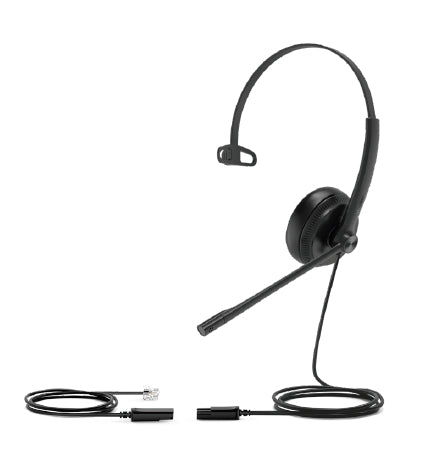 Yealink YHS34 Headset Kabel Huvudband Kontor/callcenter Svart