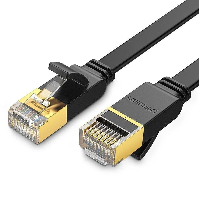 Ugreen NW106 nätverkskablar Svart 10 m Cat7 F/STP (F-STP)