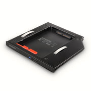 Axagon RSS-CD09 2.5 SSD/HDD caddy into DVD slot 9.5 mm LED ALU nätverkskort/adapters