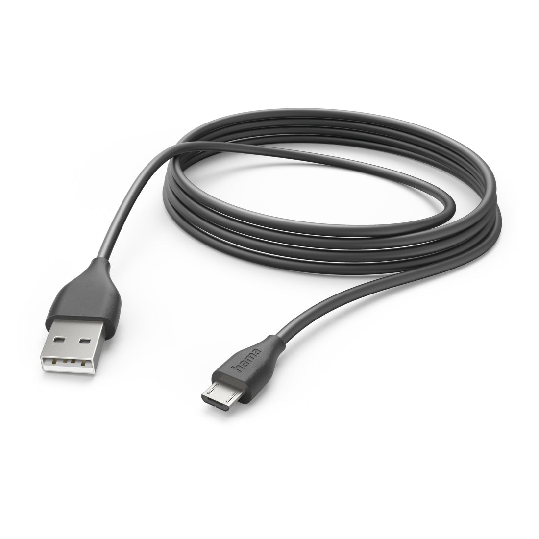 Hama 00201588 USB-kablar USB 2.0 3 m USB A Micro-USB B 0,48 Gbit/s Svart