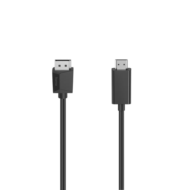 Hama 00200712 videokabeladapter 1,5 m DisplayPort HDMI Svart