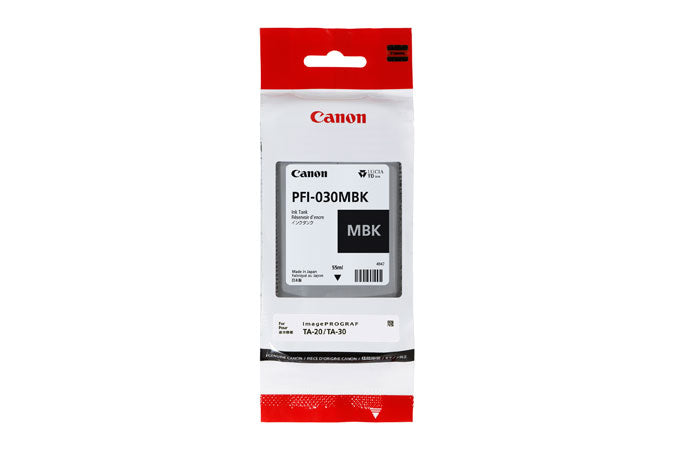 Canon PFI-030 MBK bläckpatroner Original matt svart