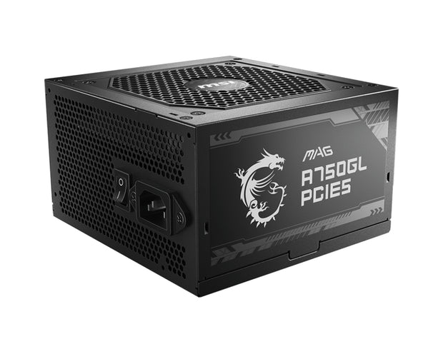 MSI MAG A750GL PCIE5 strömförsörjningsenheter 750 W 20+4 pin ATX Svart