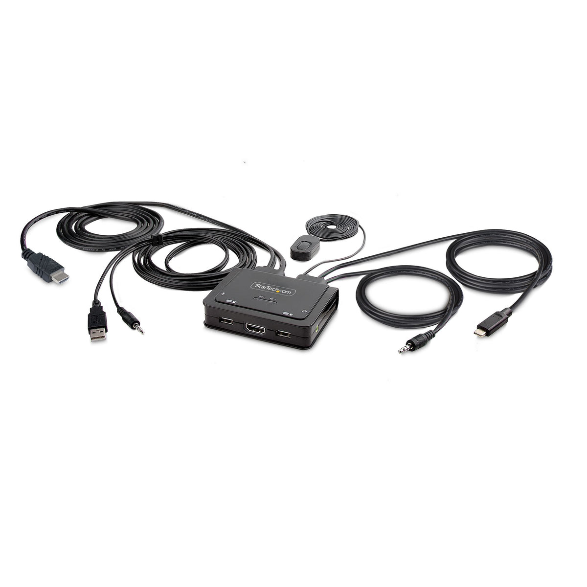 StarTech.com C2-H46-UAC-CBL-KVM KVM-switchar Svart