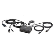 StarTech.com C2-H46-UAC-CBL-KVM KVM-switchar Svart