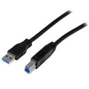 StarTech.com USB3CAB2M USB-kablar USB 3.2 Gen 1 (3.1 Gen 1) 2 m USB A USB B 5 Gbit/s