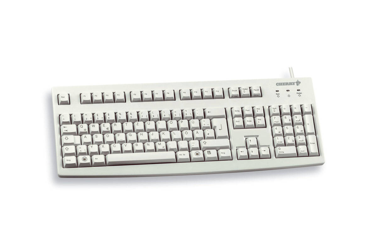 CHERRY G83-6105 tangentbord Universal USB QWERTZ tyska Grå