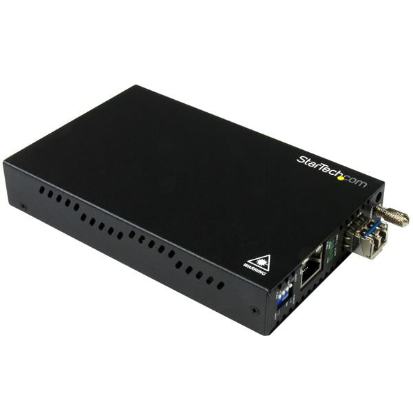 StarTech.com Gigabit Ethernet koppar-till-fibermediaomvandlare - 1x1G