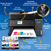 Epson EcoTank ET-3950 - Bläckstråleskrivare - Duplex
