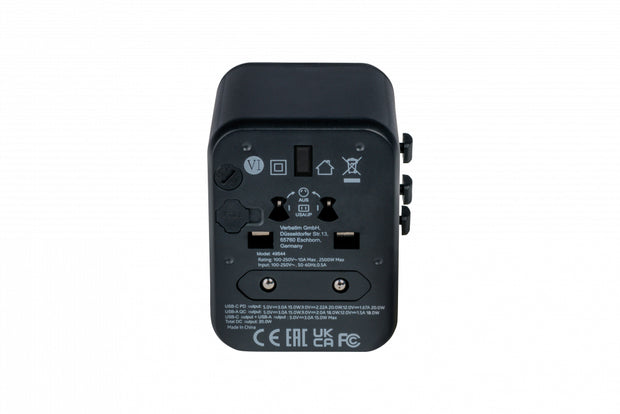 Verbatim 49544 reseadaptrar Universal Svart