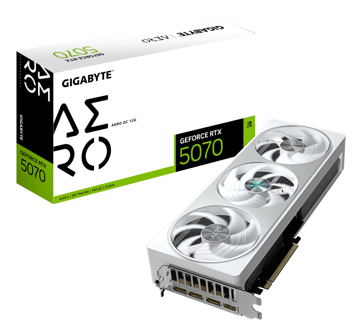 GIGABYTE GeForce RTX 5070 AERO OC 12G NVIDIA