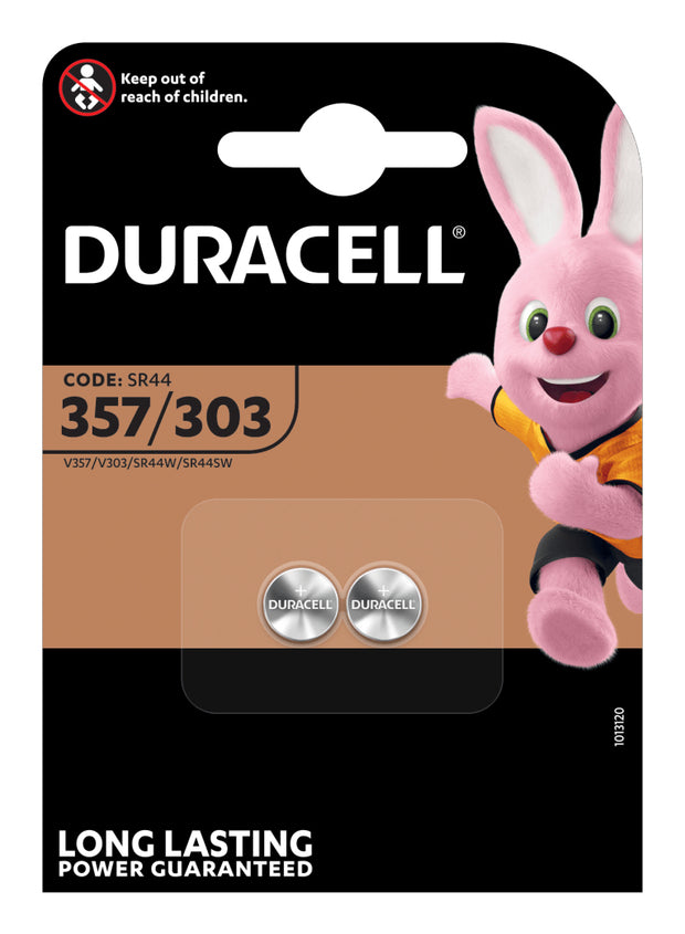 Duracell 303/357 Engångsbatteri SR44 Silver-oxid (S)
