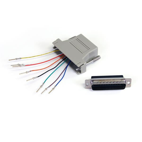 StarTech.com GC258MF kabelomvandlare (hane/hona) DB-25 RJ-45 Grå