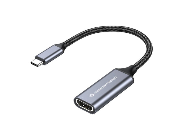 Conceptronic ABBY09G USB-grafikadapter 4096 x 2160 pixlar Grå