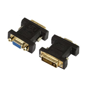 LogiLink AD0001 videokabeladapter VGA (D-Sub) DVI-I Svart