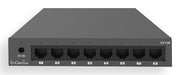 EnGenius ES108 nätverksswitchar Ohanterad Gigabit Ethernet (10/100/1000) Svart