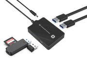 Conceptronic HUBBIES10B dockningsstationer för bärbara datorer USB 3.2 Gen 1 (3.1