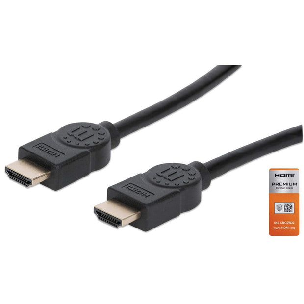 Manhattan 355360 HDMI-kabel 5 m HDMI Typ A (standard) Svart