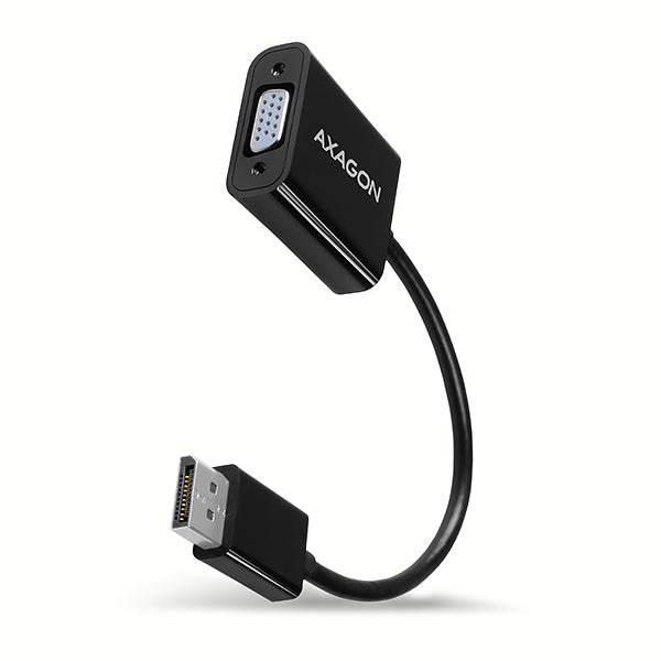 Axagon RVD-VGN videokabeladapter 0,15 m DisplayPort VGA (D-Sub) Svart