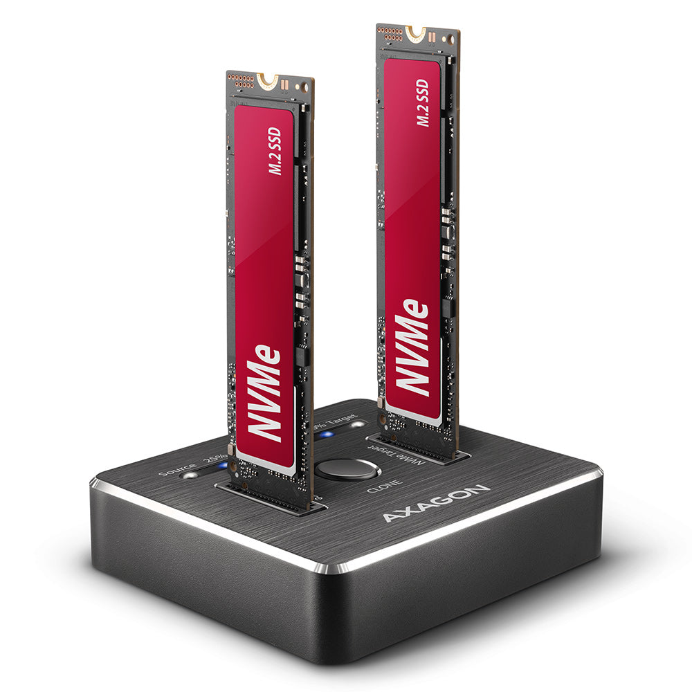 Axagon ADSA-M2C Dockningsstation för lagringsenhet USB 3.2 Gen 2 (3.1 Gen 2) Type-C