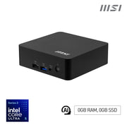 MSI Cubi NUC AI+ 3MG-005BEU USFF Svart 322 Intel SoC FCBGA2540 4,4 GHz Inbyggda