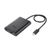 i-tec C31DUAL4K60DP USB-grafikadapter 7680 x 4320 pixlar Svart