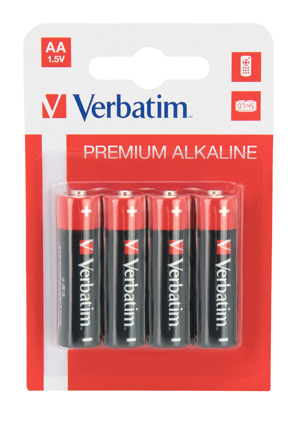 Verbatim 49921 hushållsbatteri Engångsbatteri AA Alkalisk