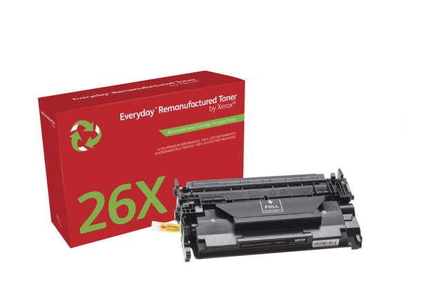Everyday Mono Remanufactured Toner by Xerox compatible with HP 26X (CF226X)